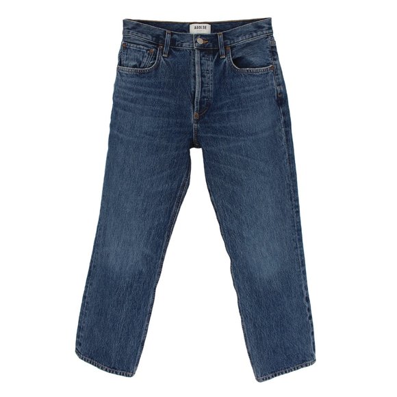 AGOLDE Riley Straight High Rise Crop Jeans 27 - Picture 2 of 6